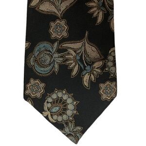Pinnacle Men's‎ Pure Silk Floral Print Necktie Formal Business